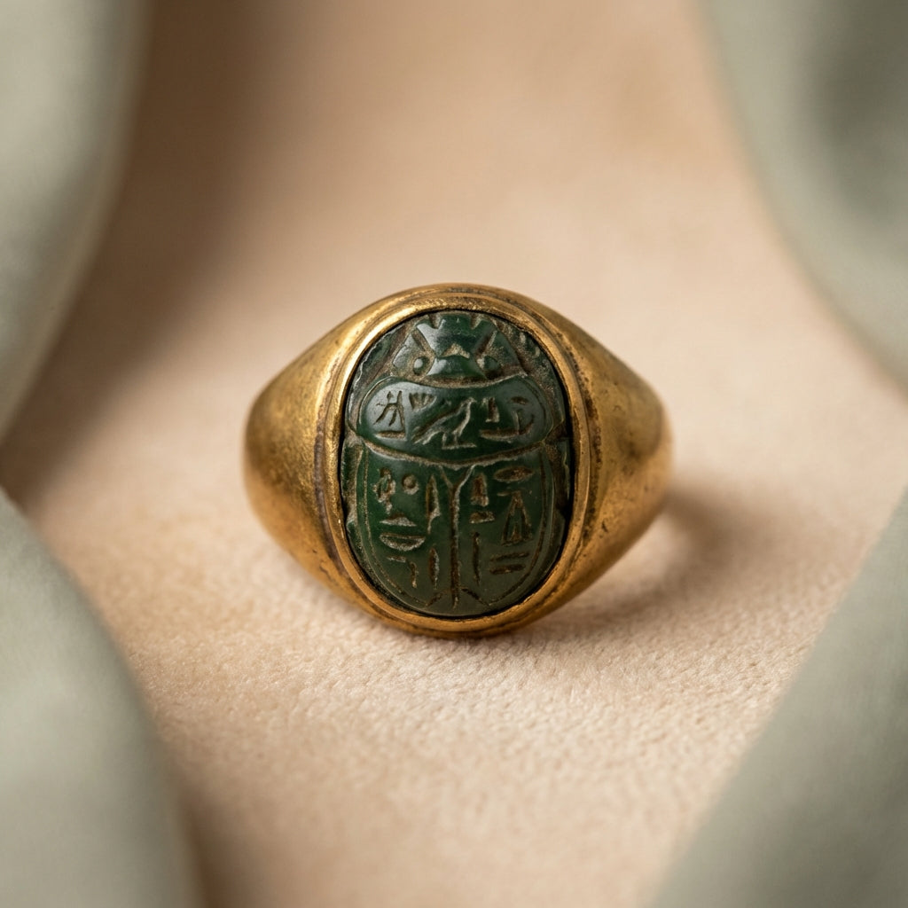 What does it mean if someone gives you a scarab? Context for the antique scarab ring