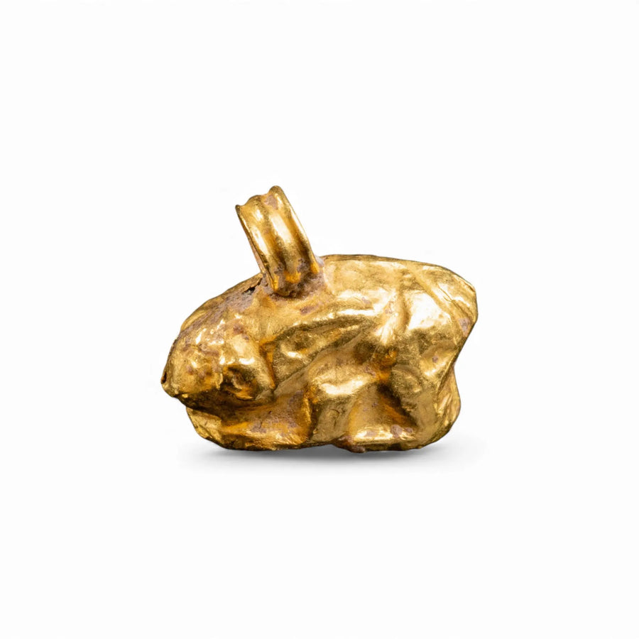 Roman High Karat Gold Rabbit Pendant – “Leporis” (3rd–4th c. AD) Aurora Antiqua