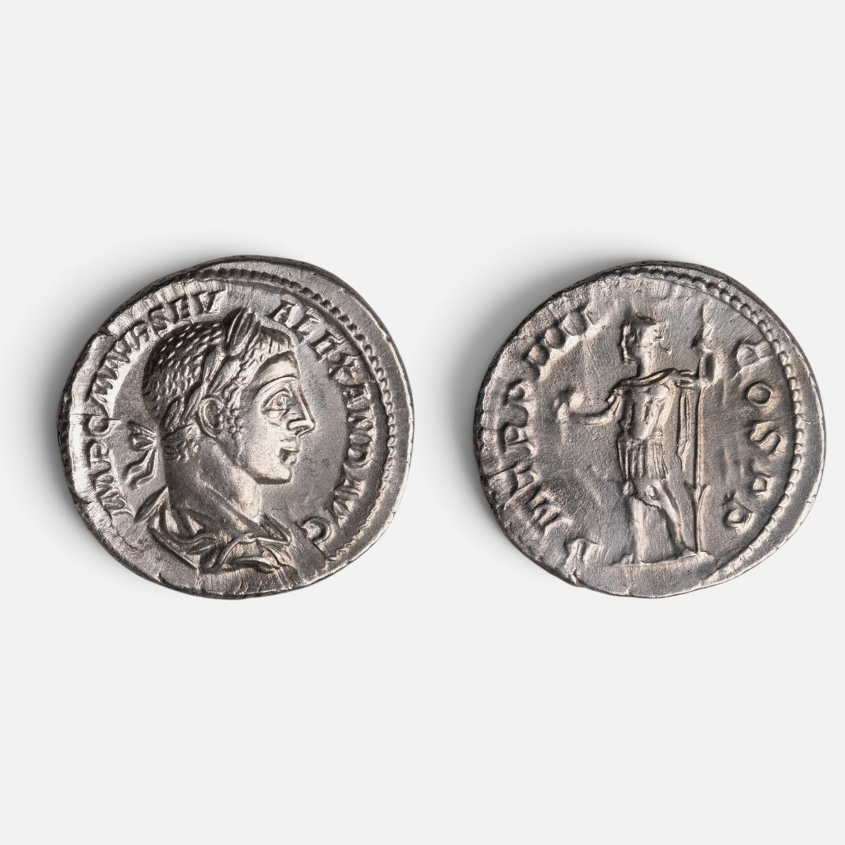 Roman Silver Denarius 'Severus Alexander' (225 CE, RIC IV Severus Alexander 48)