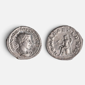 Roman Silver Antoninianus 'Gordian III' (240 CE, RIC IV Gordian III 70), obverse and reverse