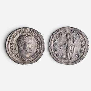 Roman Silver Denarius 'Maximinus Thrax' (236-238 CE, RIC IV Maximinus Thrax 20), obverse and reverse