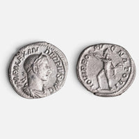 Roman Silver Denarius 'Severus Alexander' (231-235 CE, RIC IV Severus Alexander 235), obverse and reverse
