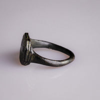 Early Medieval Bronze Signet Ring with Cross Motif – 'Corvin' (8th–11th century AD) — view 8