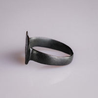 Medieval Bronze Signet Ring with Latin Cross Device – 'Vigil' (11th–15th century AD) — view 5