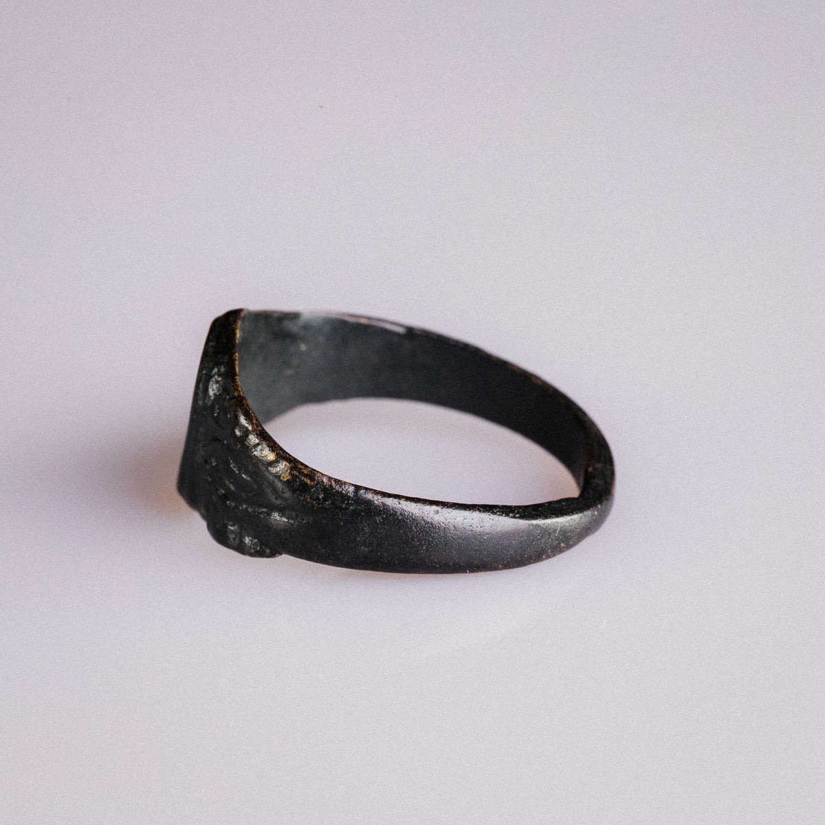 Post Medieval Ring with Merchant Mark – 'Sigillum' (16th–17th century AD) — view 5