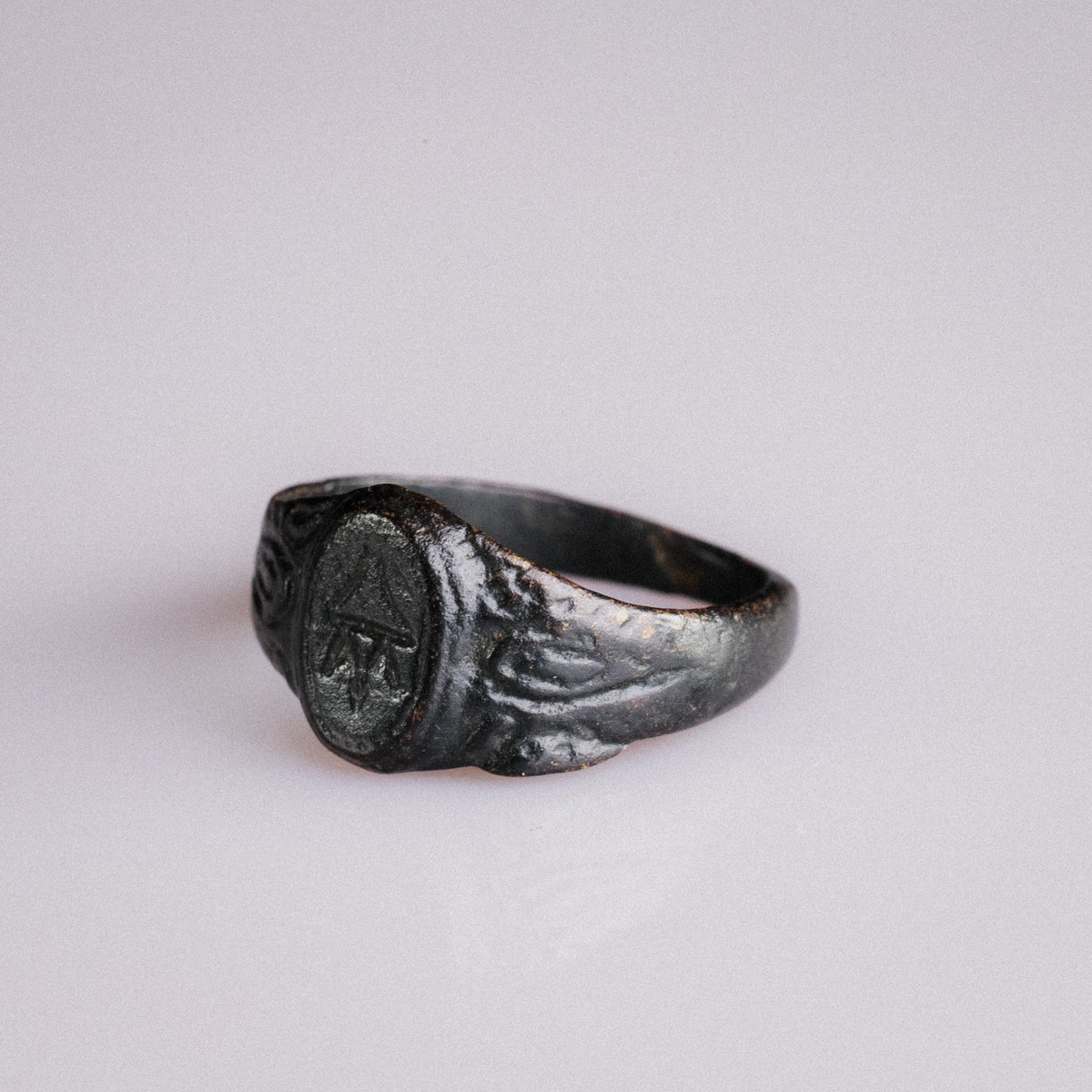 Post Medieval Ring with Merchant Mark – 'Sigillum' (16th–17th century AD) — view 6