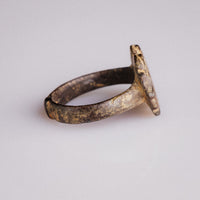 Medieval Bronze Signet Ring – 'Adalric' (13th–15th century AD) — view 4