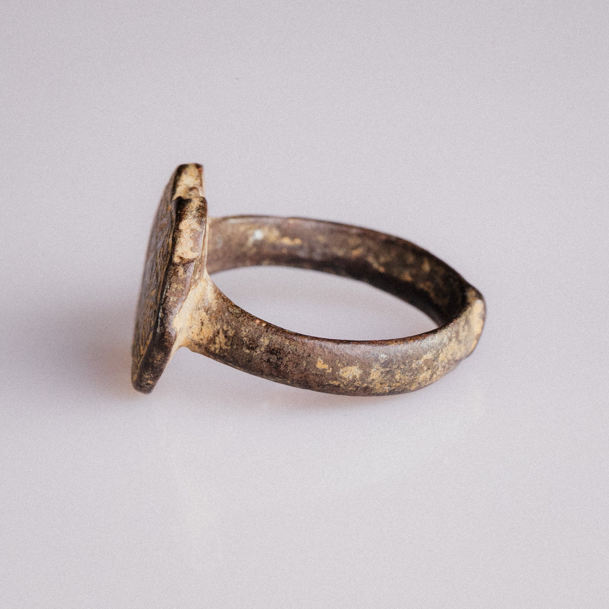 Medieval Bronze Signet Ring – 'Adalric' (13th–15th century AD) — view 6