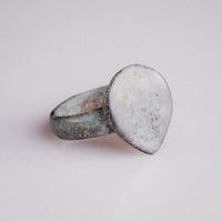 Medieval Bronze Signet Ring with Shield Bezel – 'Scutum' (12th–14th century AD) — view 2