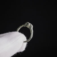 Medieval Bronze Ring with Raised Cross – 'Fidelis' (12th–16th century AD) — view 8