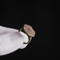 Medieval Bronze Signet Ring – 'Adalric' (13th–15th century AD) — view 8