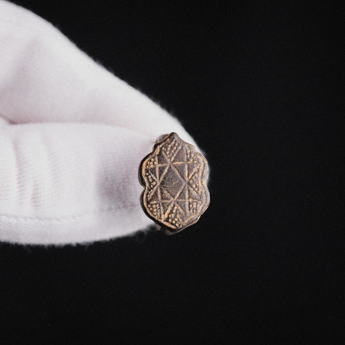 Medieval Bronze Signet Ring – 'Adalric' (13th–15th century AD) — view 9