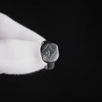 Medieval Bronze Signet Ring with Latin Cross Device – 'Vigil' (11th–15th century AD) — view 10