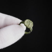 Medieval Signet Ring with Quatrefoil – 'Wolfram' (13th–15th century AD) — view 7
