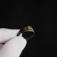 Medieval Bronze Signet Ring with Geometric Cross – 'Eadric' (13th–15th century AD) — view 8