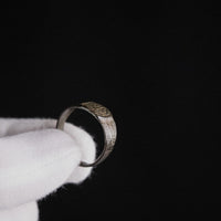 Medieval Bronze Signet Ring with Geometric Cross – 'Eadric' (13th–15th century AD) — view 9