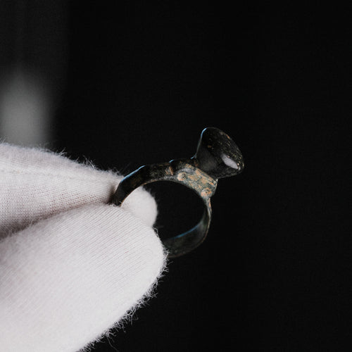 Roman Bronze Ring 'Magnus' (3rd-5th c. CE) EU 54/US 7