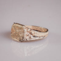 'Vasilisa' - Medieval Silver Signet Ring (14th–16th c. CE) EU 62 / US 10