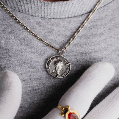 925 silver chain with bail