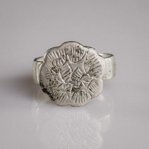 Medieval Silver Ring - 'Florian' (13th–15th c. CE) EU 57 / US 8