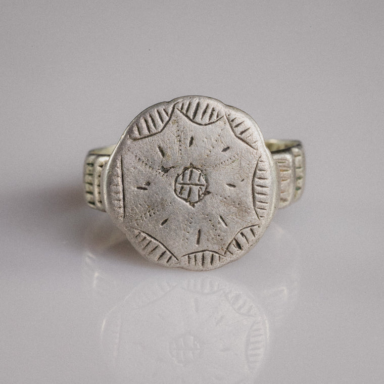 Medieval Silver Ring - 'Miroslav' (11th–14th c. CE) EU 64 / US 10.75