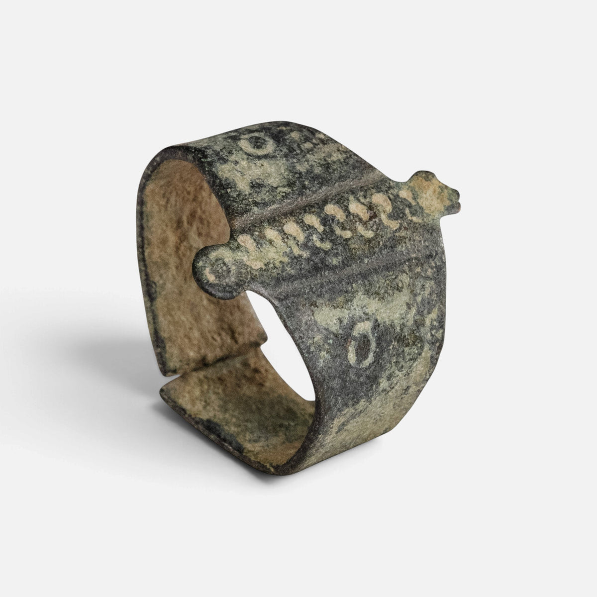 Medieval Bronze Ring - 'Wistanoc' (10th–13th c. CE) EU 50 / US 5.25