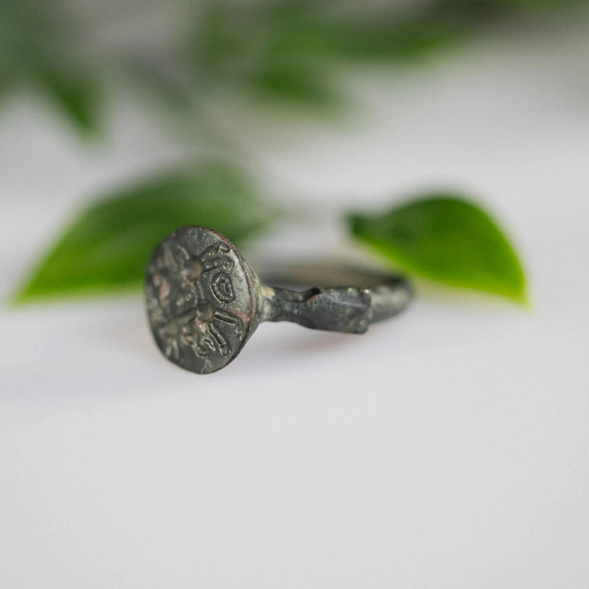 ‘Aidan’ - Celtic Bronze Ring (3rd–1st C. BC) EU 57 / US 8 Aurora Antiqua