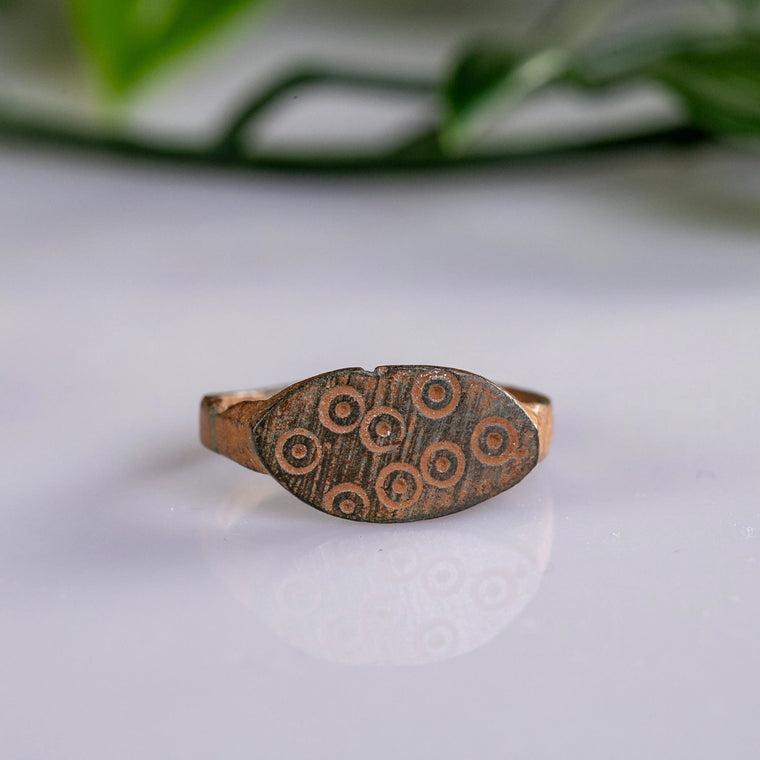 Late Roman Bronze Ring 'Fabia'