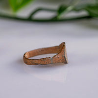 “Fabia” – Late Roman to Early Medieval Bronze Ring (ca. 4th–7th Century AD) – EU 55 / US 7.5 Aurora Antiqua