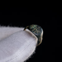 “Florinus” – Medieval Bronze Signet Ring (13th–15th Century AD) – EU 50 / US 5.25 Aurora Antiqua