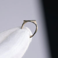 “Sigismundus” – Medieval Bronze Signet Ring (12th–15th Century AD) – EU 44 / US 3 Aurora Antiqua