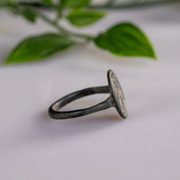 “Symmachos” – Byzantine Bronze Ring (8th–10th Century AD) – EU 58 / US 8.5 Aurora Antiqua