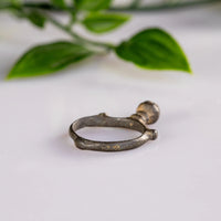 Medieval Bronze Ring with Knobbed Shoulders – “Godric” (9th–14th c. AD) – EU 50 / US 5.25 Aurora Antiqua