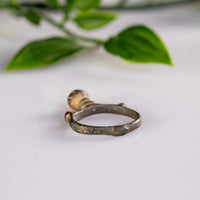Medieval Bronze Ring with Knobbed Shoulders – “Godric” (9th–14th c. AD) – EU 50 / US 5.25 Aurora Antiqua