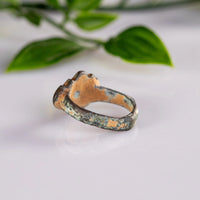 Medieval Bronze Ring with Scalloped Bezel – “Henricus” (12th–14th c. AD) – EU 55 / US 7.25 - Aurora Antiqua