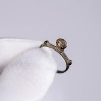 Medieval Bronze Ring with Knobbed Shoulders – “Godric” (9th–14th c. AD) – EU 50 / US 5.25 Aurora Antiqua