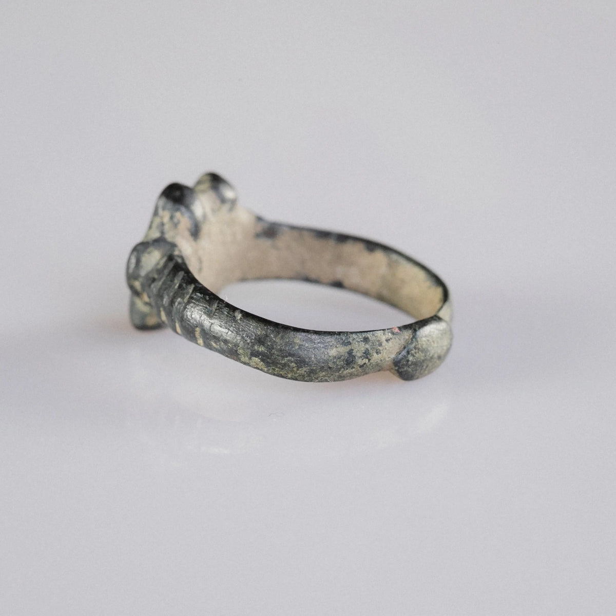 “Laurentius” – Medieval Bronze Signet Ring (12th–14th Century AD) – EU 52 / US 6 Aurora Antiqua