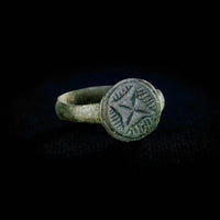 ‘Godric’ – Medieval Bronze Signet Ring (10th–15th Century AD) EU 55 / US 8 Aurora Antiqua
