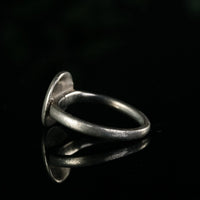“Henricus” – Medieval Silver Seal Ring with Cross (12th–14th Century AD) – EU 65 / US 11 Aurora Antiqua