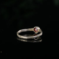 “Theodora” – Byzantine Silver Ring with Red Garnet (9th–12th Century AD) – EU 63 / US 10.5 Aurora Antiqua