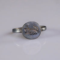 “Lucius” – Roman Silver Seal Ring Depicting a War Galley (1st–2nd Century AD) – EU 64 / US 10.5 Aurora Antiqua