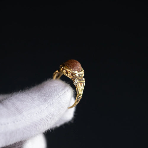 Roman Gold Ring 'Basil' (5th-7th c. AD) EU 56/US 7.75