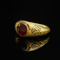 Roman High Karat Gold Ring with Carnelian Cabochon – 'Aelius' (2nd–3rd century AD) — view 4