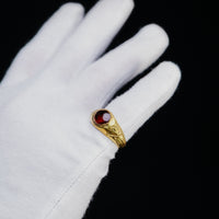 Roman High Karat Gold Ring with Carnelian Cabochon – 'Aelius' (2nd–3rd century AD) — view 13