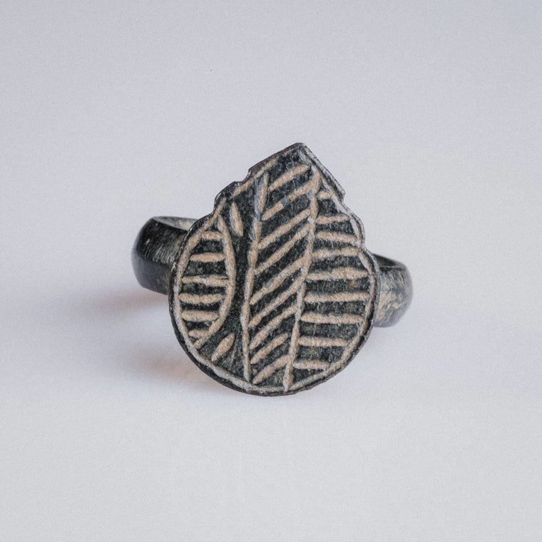 Medieval Bronze Ring 'Matthias' (11th-14th c. AD) EU 55/US 7.25