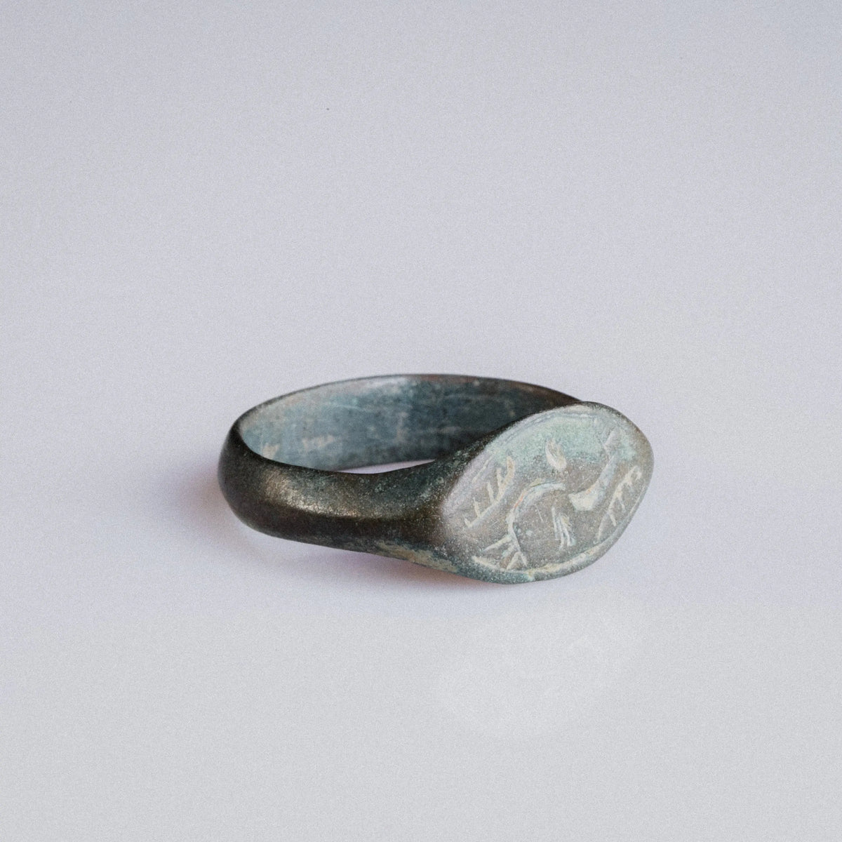 Medieval Bronze Ring 'Ulric' (9th-14th c. AD) EU 54/US 7