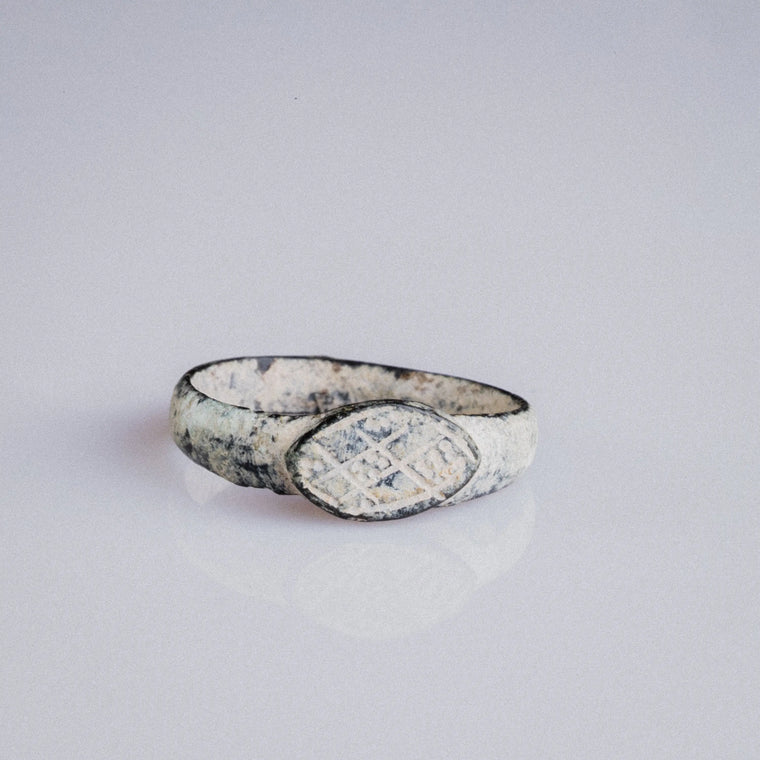 Roman Bronze Signet Ring 'Severus'