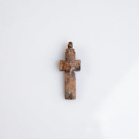 Byzantine Bone Devotional Cross with Christogram – “Ionas” (12th–15th c. AD) Aurora Antiqua