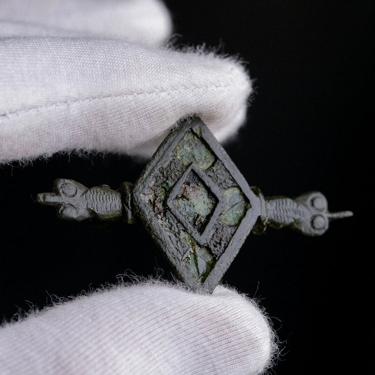 Roman Bronze Fibula 'Lucius' (2nd c. AD)
