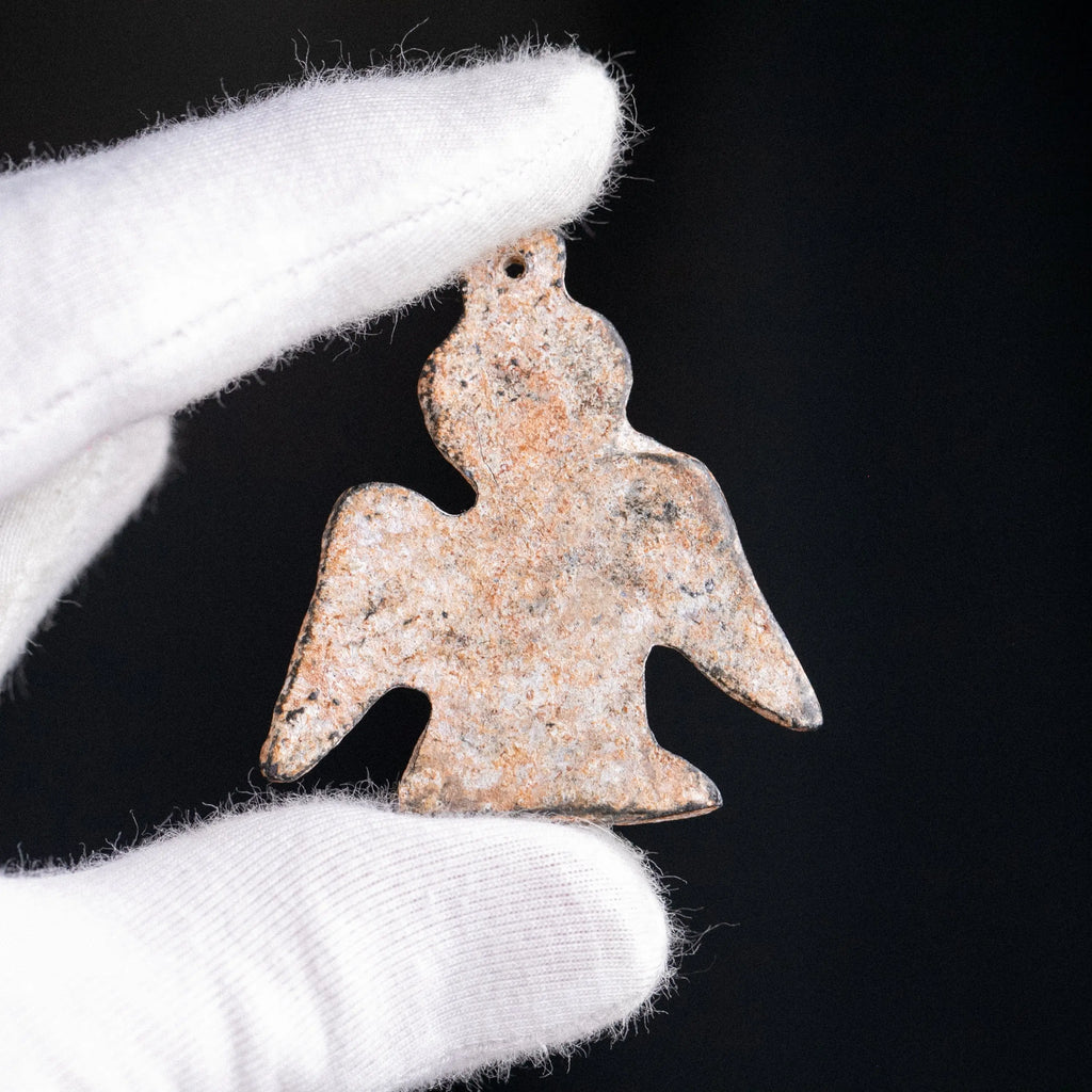 Roman Bronze Owl Pendant – “Noctua” (1st–3rd c. AD) Aurora Antiqua